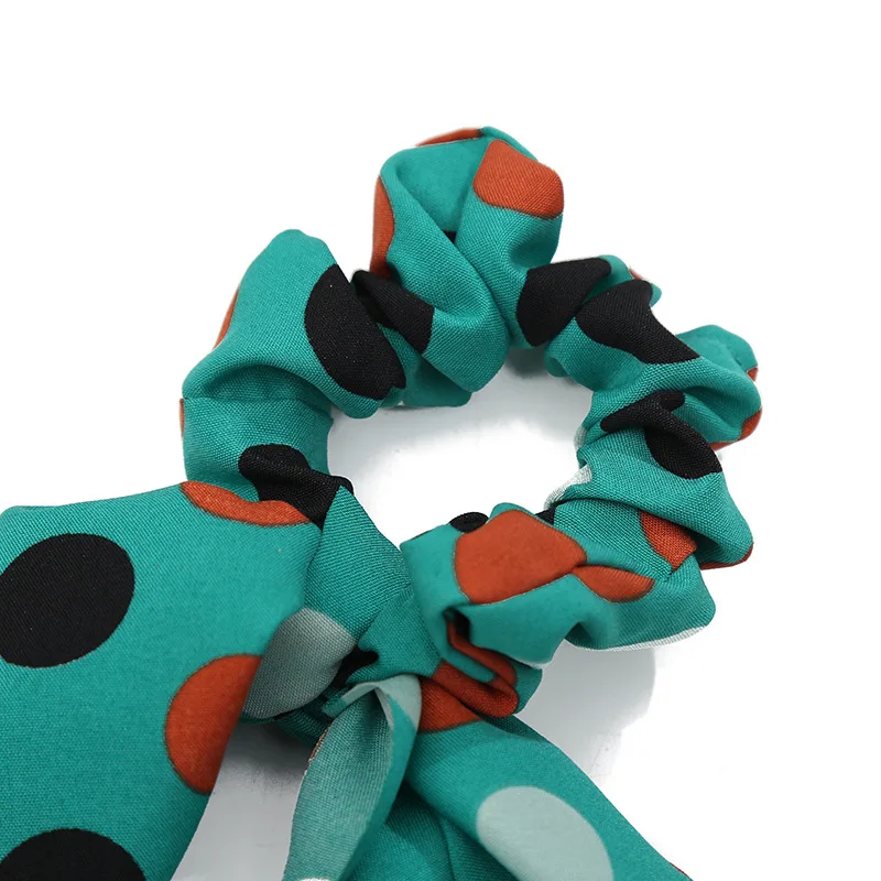 Аксессуары для волос с цветочным принтом Yanwenx летняя Цветочная Женская резинка