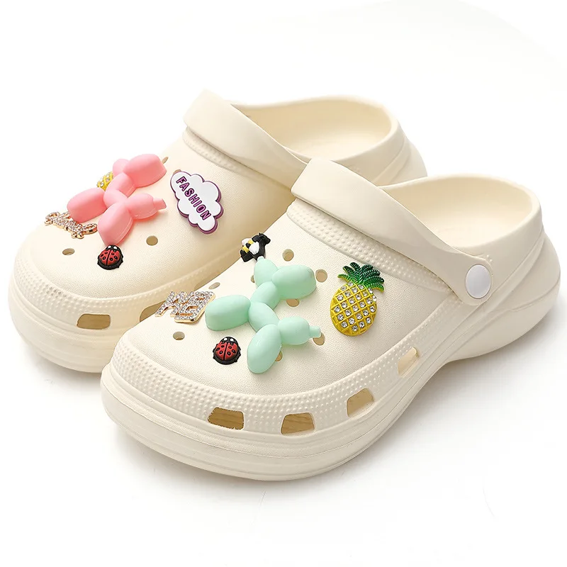 

Summer Beach Slippers Women Fashion Clogs Woman Thick Platform Shoes Nurse Hospital Shoes Non-slip Sandal Breathable Garden Clog