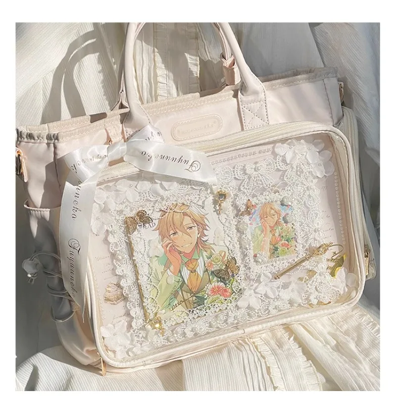 Фото Новые элегантные бандажные сумки Ita Bag для девочек, нейлоновые сумки через плечо большой емкости, женская качественная кукольная сумка Сумка Bolsos №2