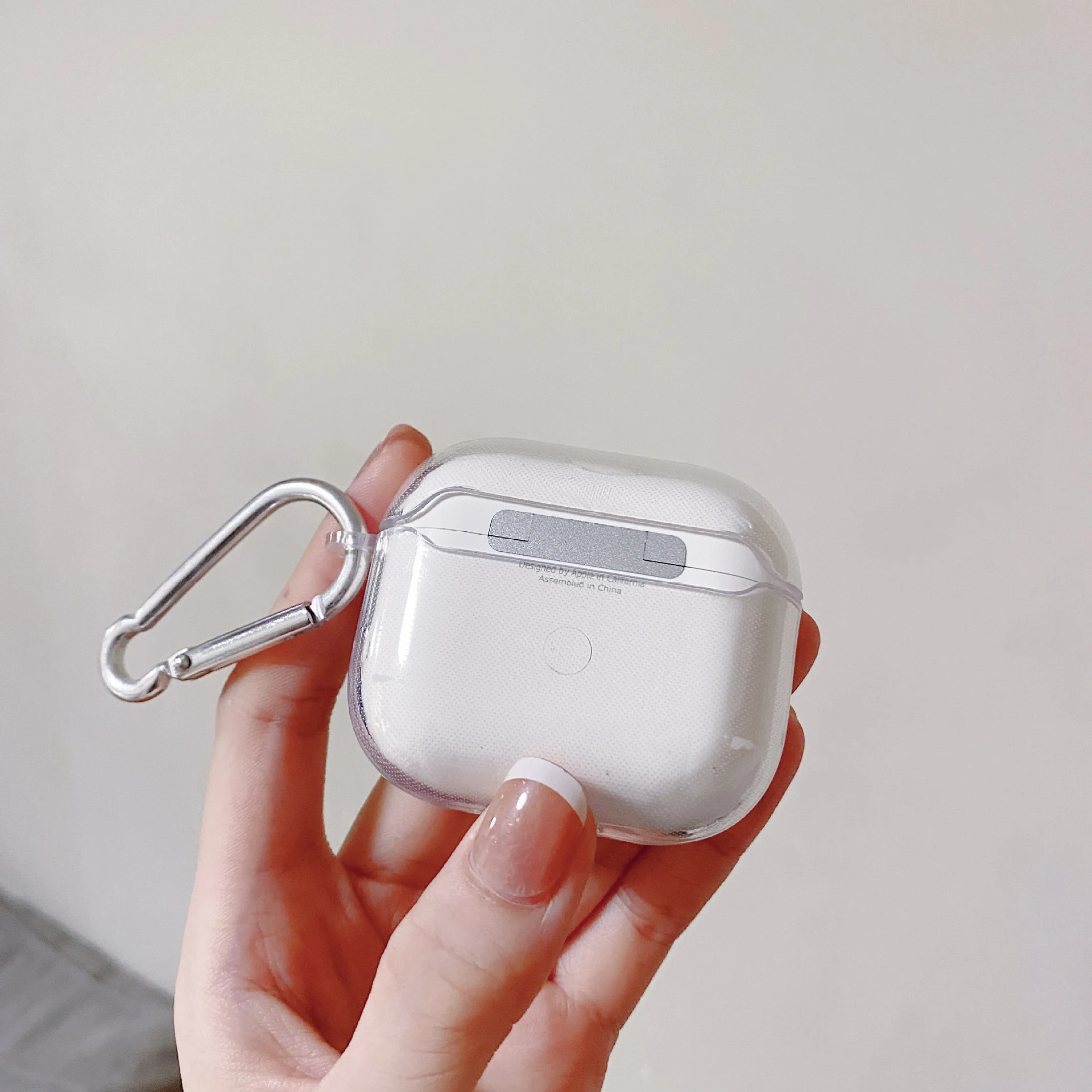 Прозрачный силиконовый чехол для Airpods 3 2 1 Pro