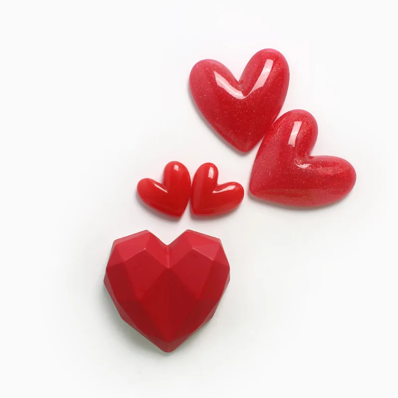 

Kawaii Red Heart Fridge Magnets 3D Creative Magnetic Stickers for Message Board Sweet Heart Whiteboard Magnets Cute Home Decor