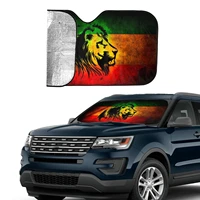 german flag lion tiger animal car windshield sunshade for suv van vehicle car golf auto car accessories sunshade