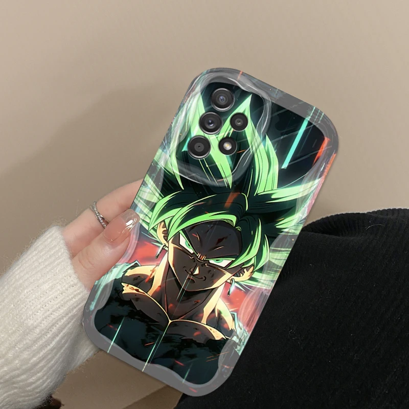 D-Dragon Ball Comics Goku Art Для Samsung A55 A54 A53 A52 A35 A34 A33 A32 A25 A24 A23 A22 A21S A15 A13 A14 5G Wave Oil TPU