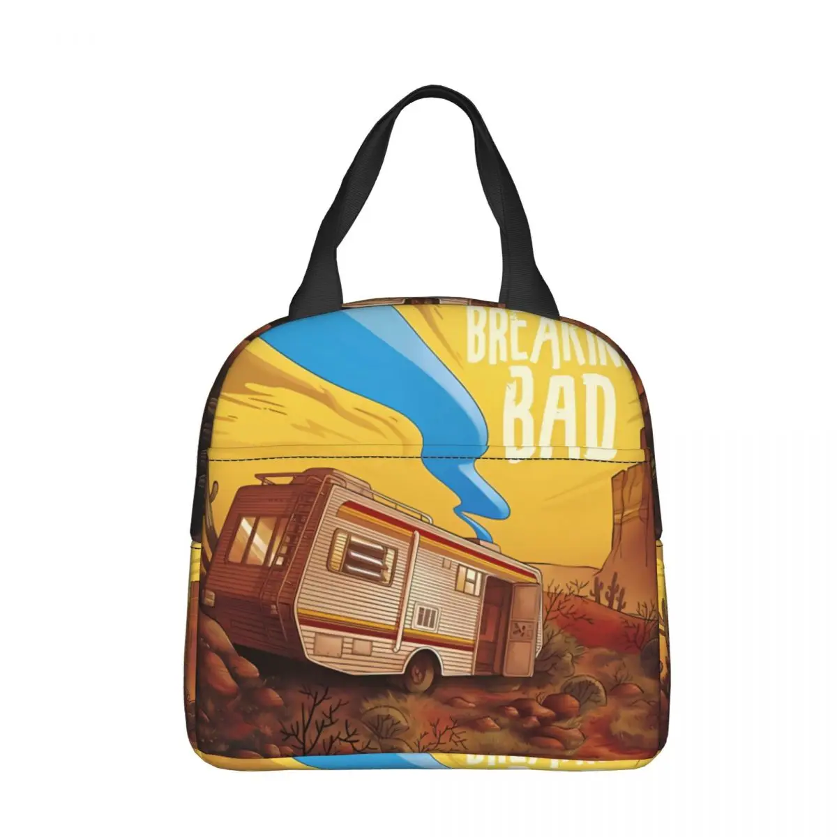 

Bus Portable Lunch Bag Movie Breaking Bad Ice Cooler Pack Insulation Picnic Food Storage Bags