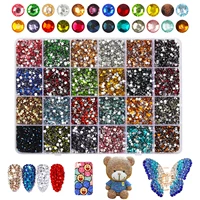 24 colors 3mm flat bottom crystal ab resin drill 16500 pieces nail art jewelry diy jewelry craft costume making