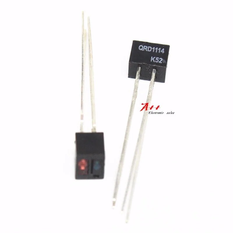 

Светоотражающий оптический датчик QRD1114, 30 В, 0,050 дюйма; (1,27 мм) радиальный-4 провода, 10 шт.