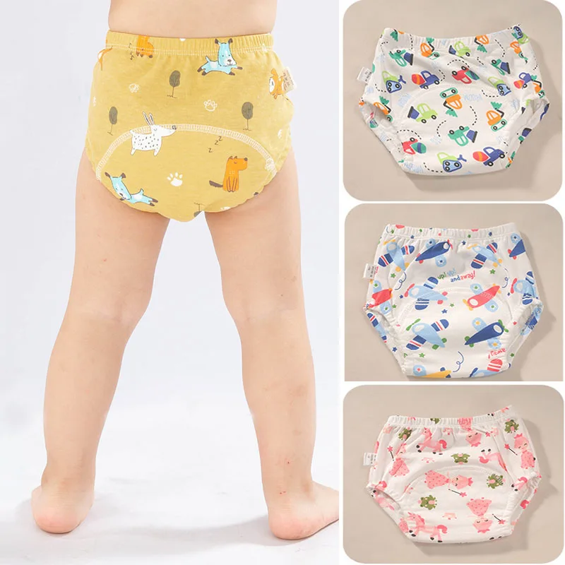 

Newborn Baby Training Diapers Adjustable Cloth Diapers Underwear Pant Eco Diaper Cover Reusable Washable Nappies Infant Panties