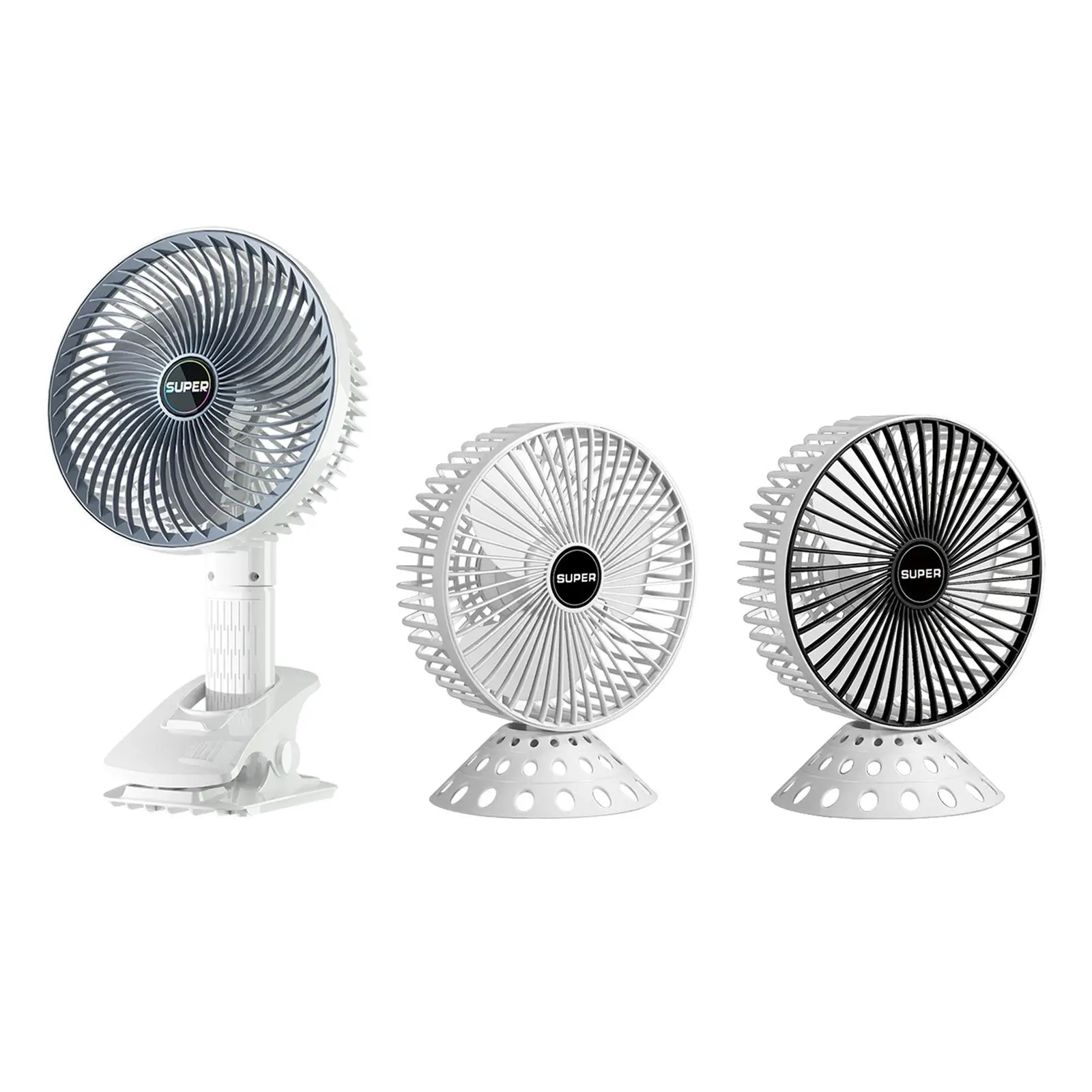 

USB Desk Fan Handheld Three Speeds Personal Silent Structure Portable Adjustable Desktop Fan for Desk office Home Hiking