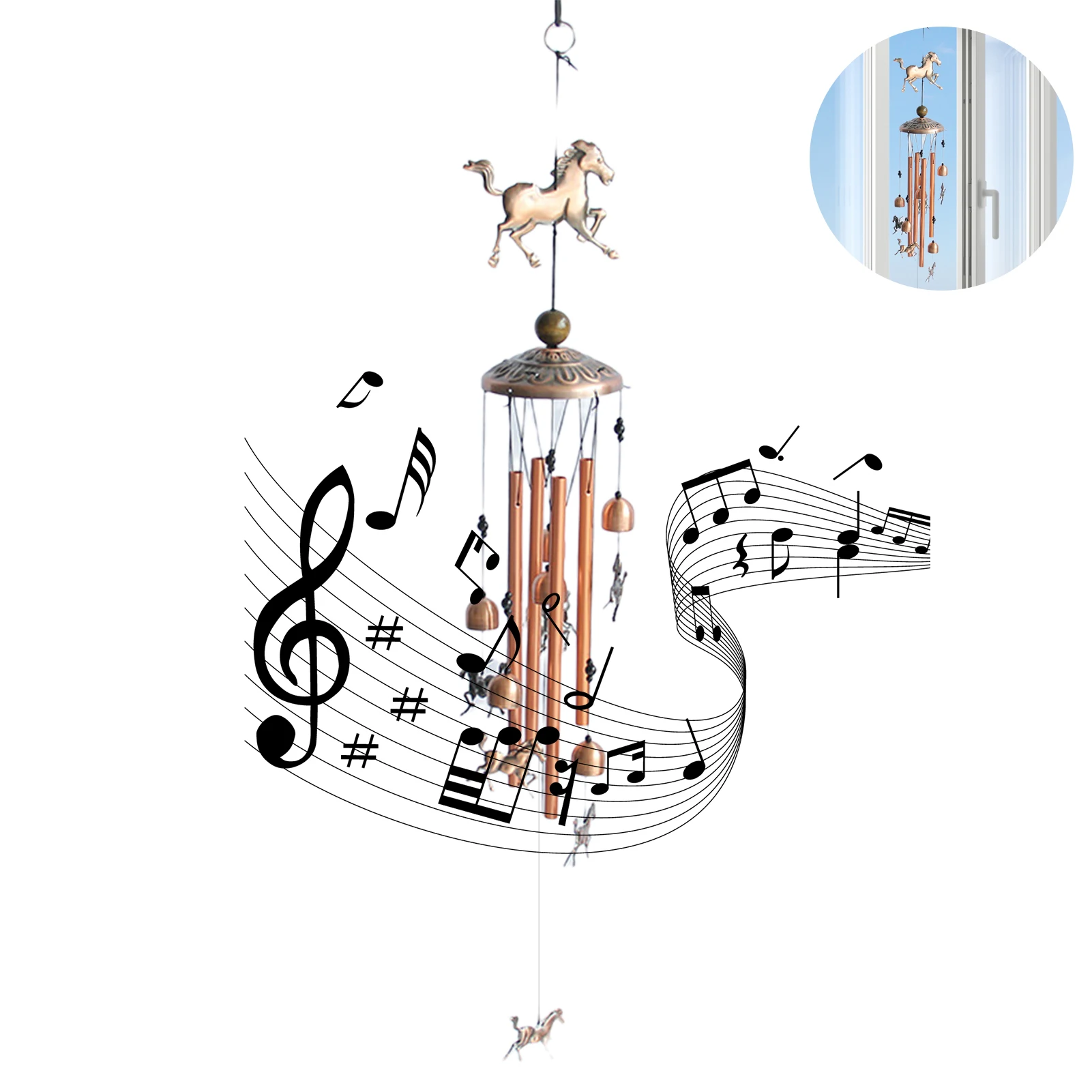 

Wind Chimes for Outside Christmas Gifts for Women Memorial Wind Chime Outdoor Windchimes for Patio Porch Yard Decor Christmas