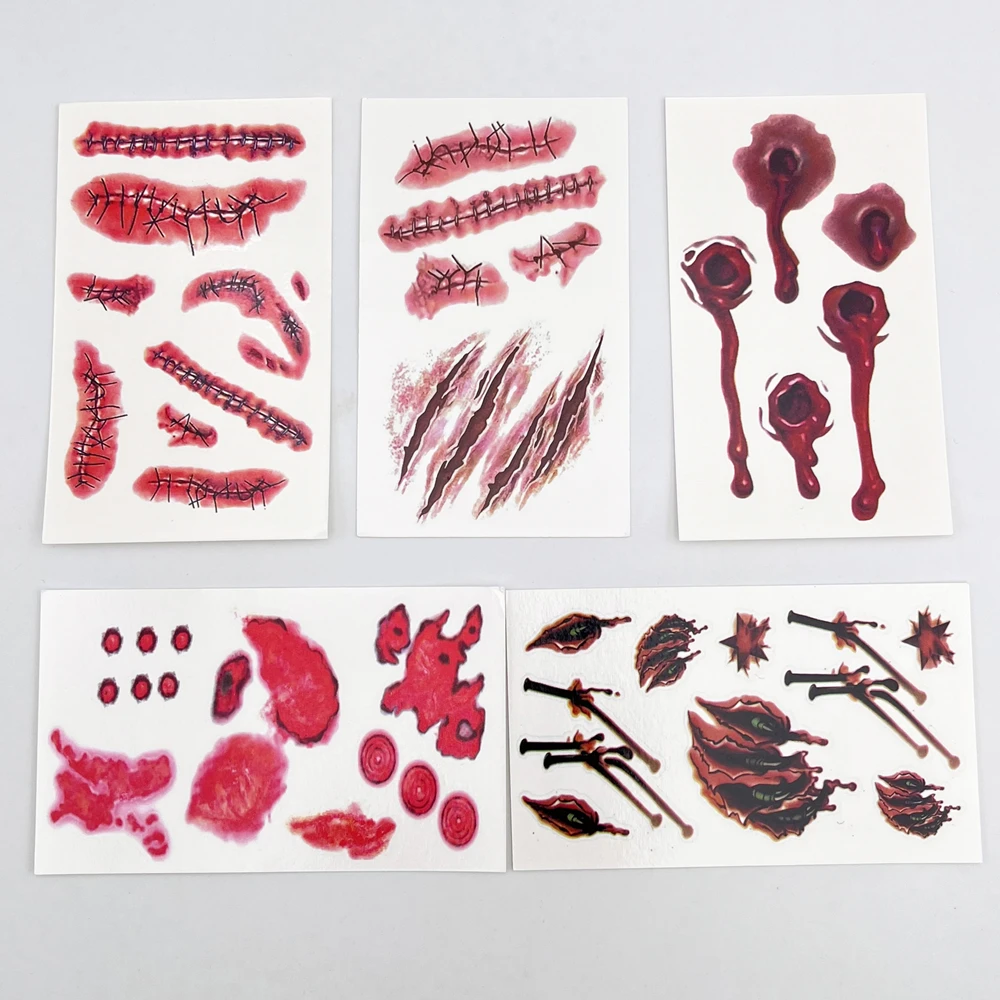 

Тату-наклейка на Хэллоуин, водостойкая