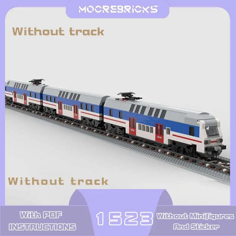 MOC- 204679   Чехия город слон поезд транспортные средства строительные блоки модель кирпичи творческий эксперт игрушки детские собранные подарки (art.: 3920ccc8fb60d) - 3920ccc8fb60d