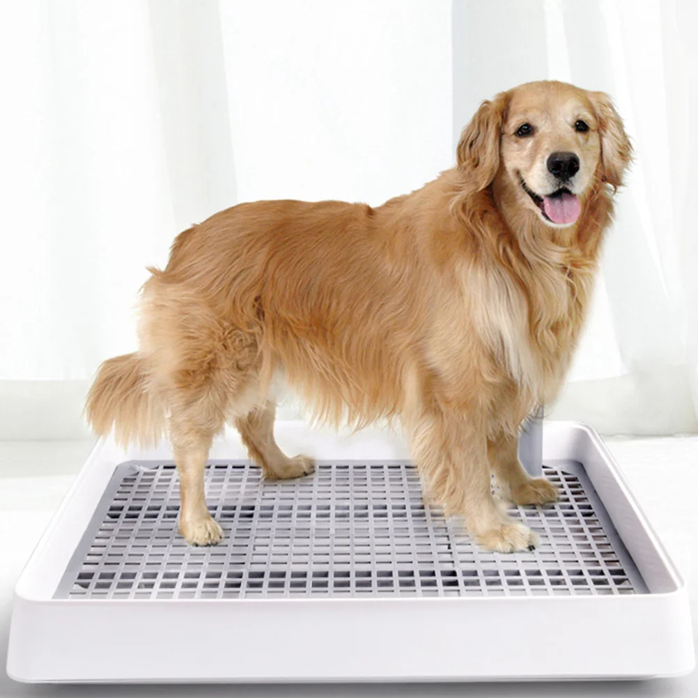 

Plastic Dog Toilet Training Puppy Tray Thickened Puppy Toilet Puppy Supply