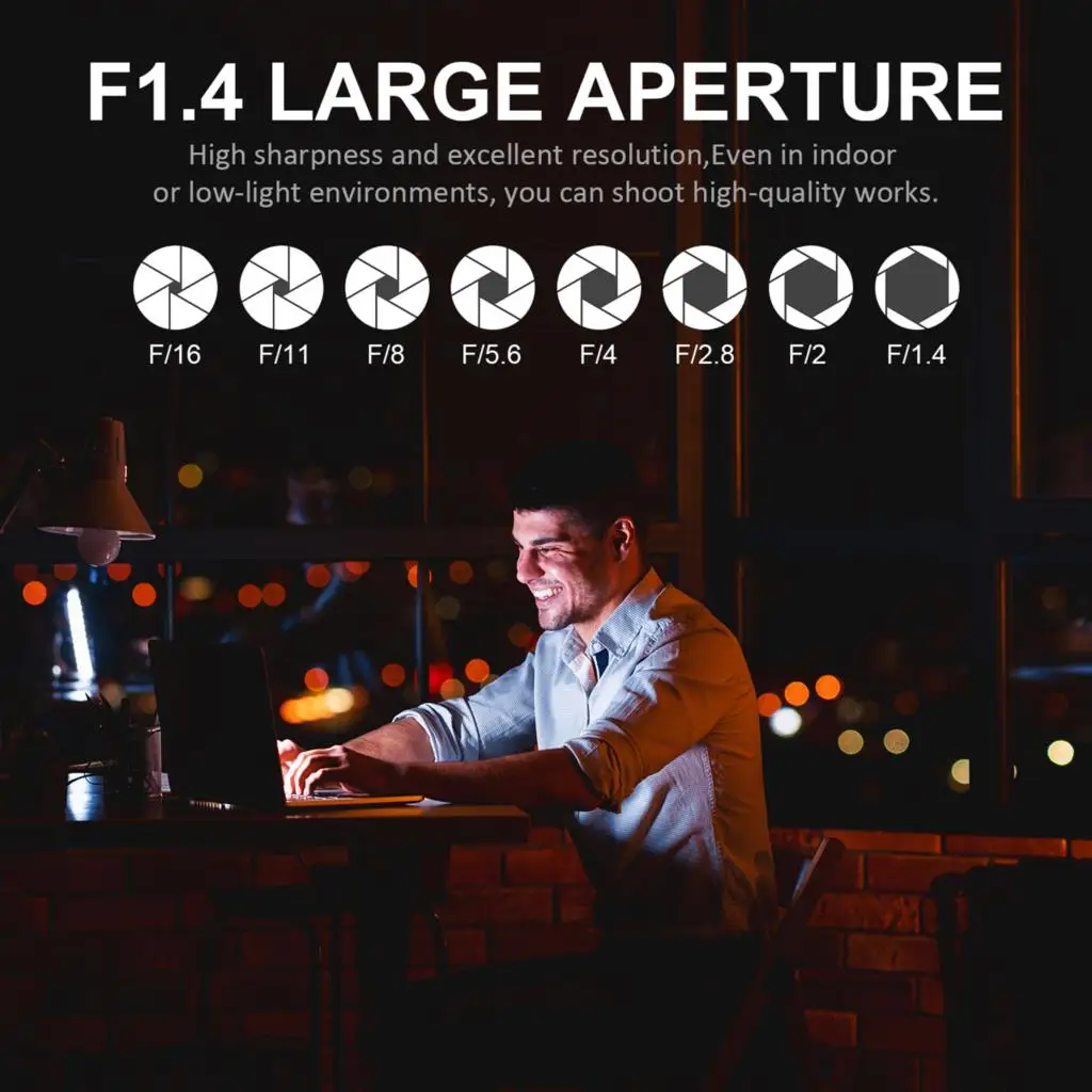 Объектив Viltrox 23 мм F1.4 для камер Canon M Автофокус портрет Большая диафрагма основной