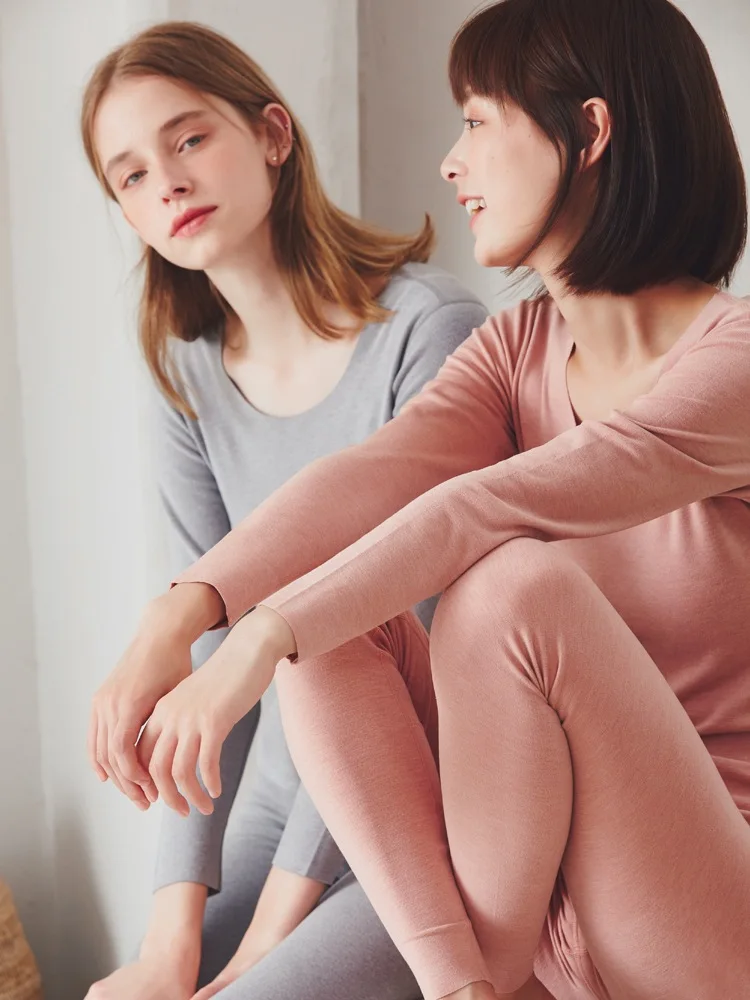 

Женское бархатное утепленное нижнее белье, немецкое бархатное белье без швов, утепленные высокие эластичные осенние брюки с начесом