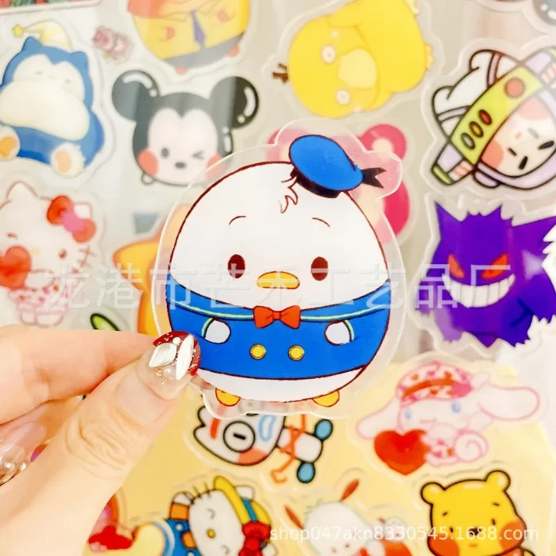 6 см/8 см MINISO аниме модные детали пряжка для ключа HelKitty акриловые аксессуары