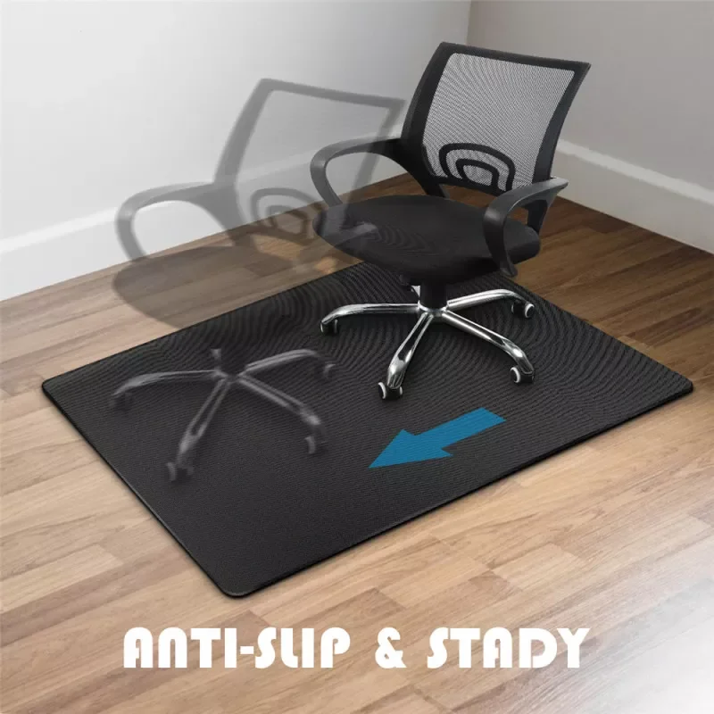 

New Creative PVC Floor Mat Home Desk Chair Office Chair Mat self-adhesive PVC Non-slip Chair Mat Floor Protection Carpet Rug