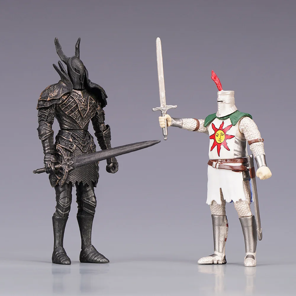 10-12cm Dark Souls Game Figure Black Knight Faraam Knight Artorias The Abysswalker Advanced Knight Warrior PVC Statue Figure Toy