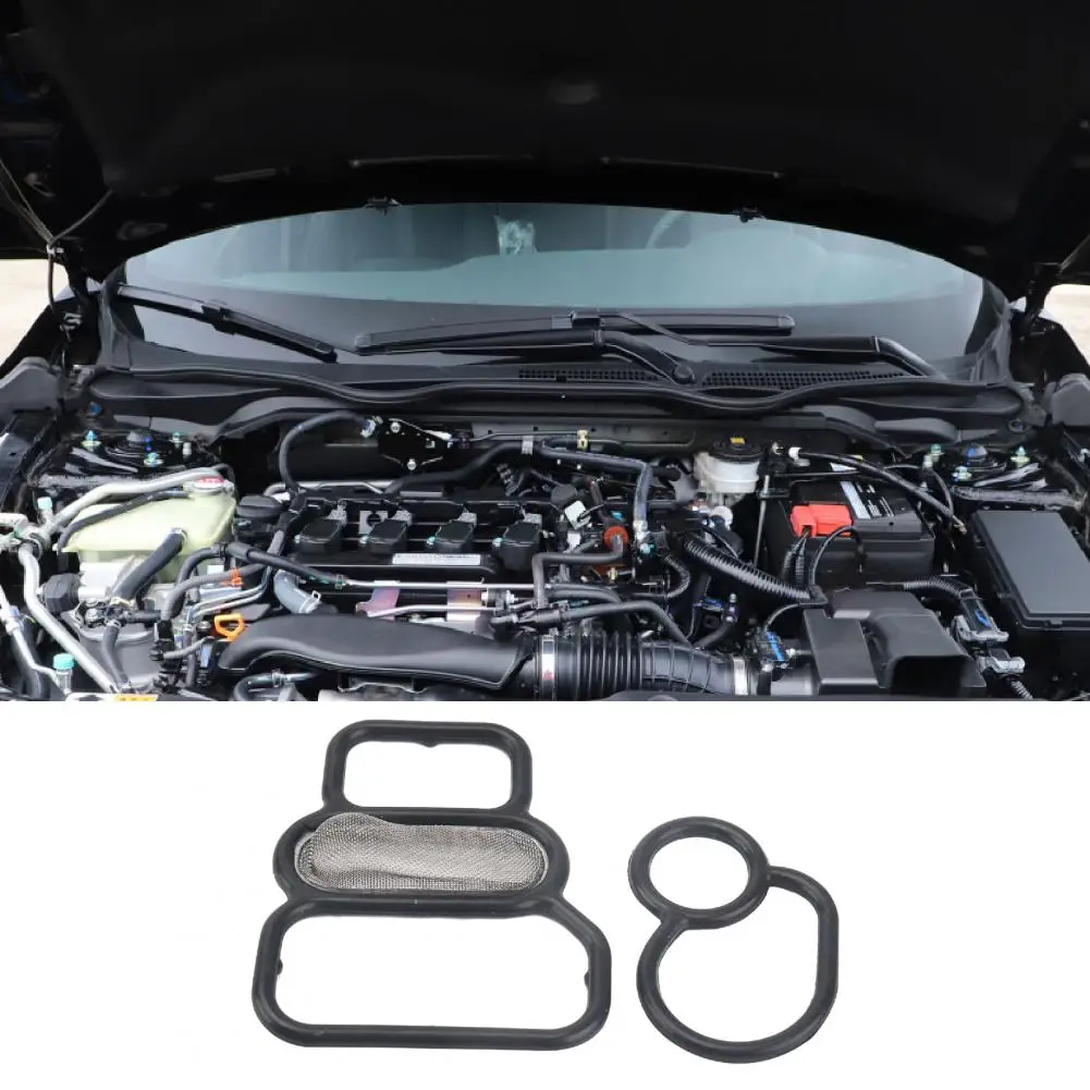 

Solenoid Sealing Rings 1 Pair Convenient Wear-resistant Rubber Solenoid Sealing Rings 36172-P08-015 15825-P2M-005