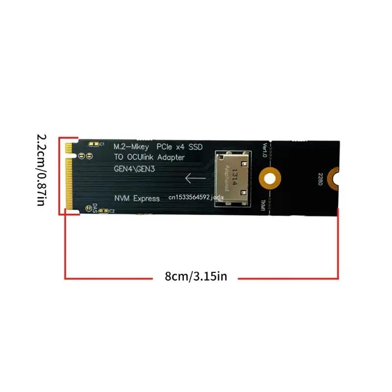 Порт M.2 M key NVME для Ocul SFF 8612 конвертер портов PCIE NGFF адаптерная карта Прямая поставка