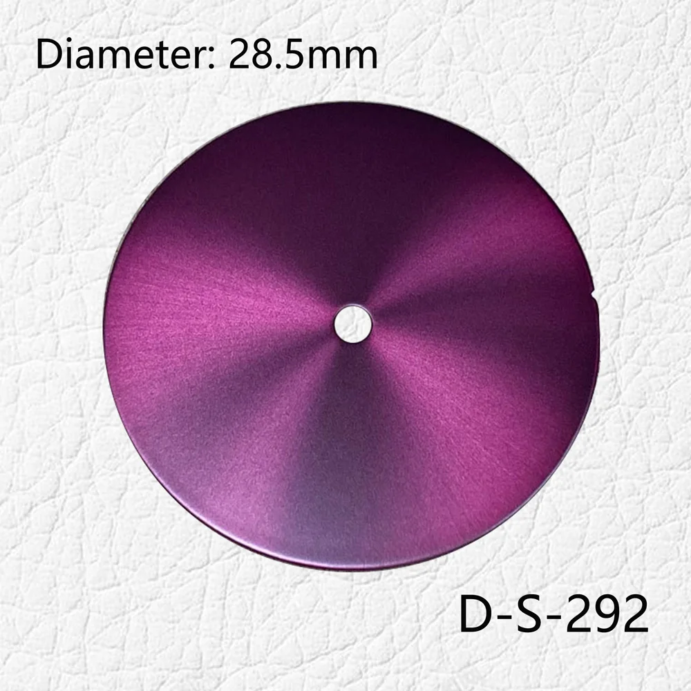 28.5MM NH35 Purple Shell Surface Dials S Logo Replacement for Professional Watch Accessories Automatic Movements Spare Parts enlarge