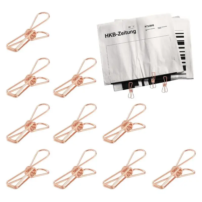 

Набор зажимов для полотенец 10 шт., стальные зажимы для сумок