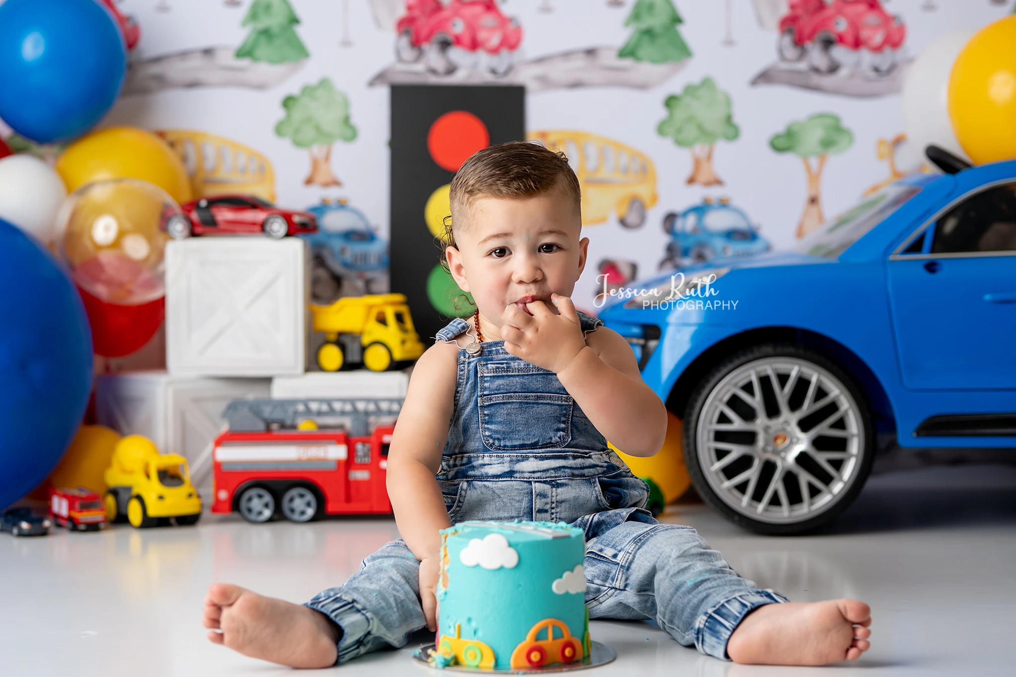 Фоны для фотосъемки детей и мальчиков с изображением светофора торта на день