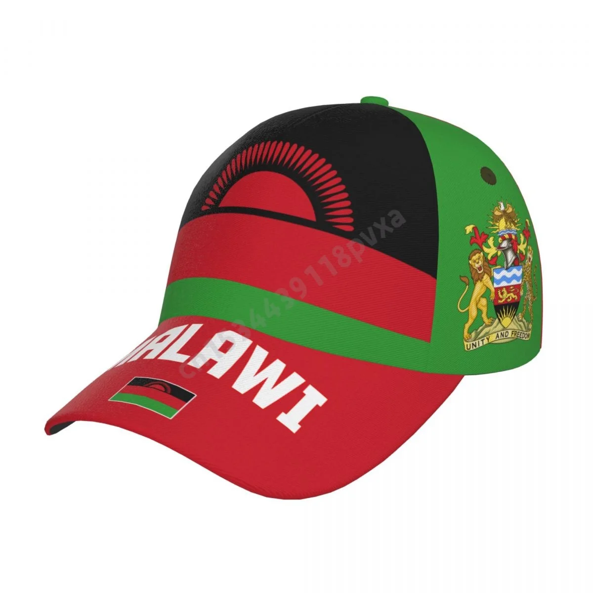 Унисекс, флаг Малави, малианская бейсболка для взрослых, патриотическая шляпа для бейсбола, для фанатов футбола, для мужчин и женщин