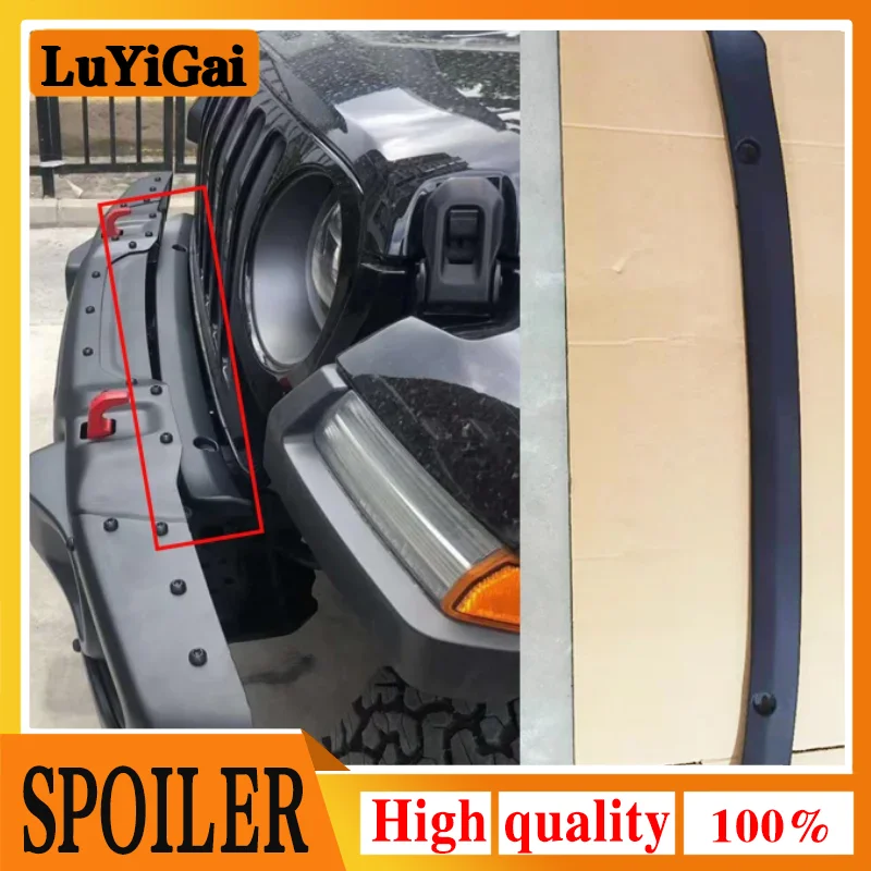 

Подходит для Jeep Wrangler JK JL передний бампер, зазор пластины для блока, пластиковые автозапчасти, модифицированные аксессуары