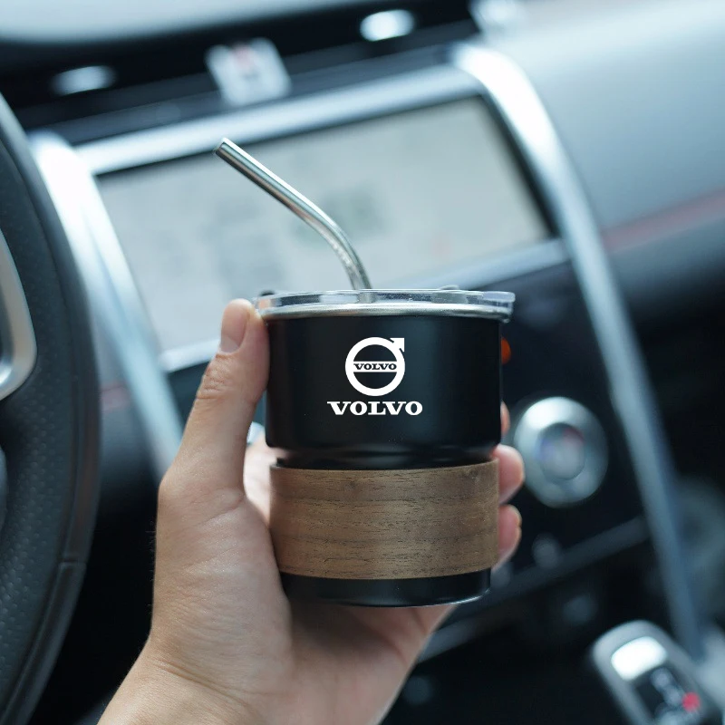 304 Автомобильная кофейная кружка из нержавеющей стали с крышкой для напитков