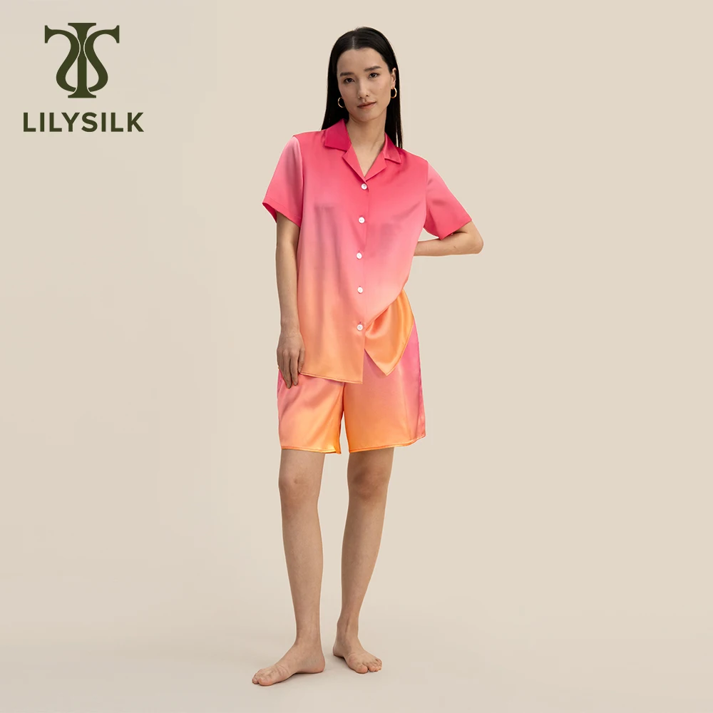 Женский пижамный комплект LILYSILK с эффектом омбре