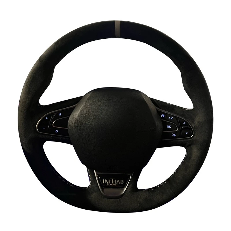 Нескользящая замшевая оплетка для Renault Megane 4 Grand Scenic Kadjar Koleos Talisman Espace QM6 аксессуары