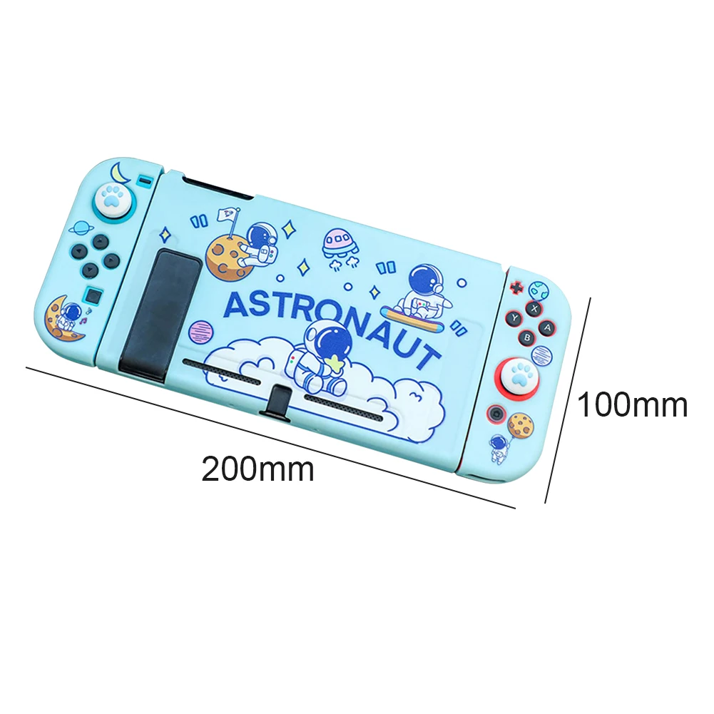 Чехол из ТПУ для игровой приставки Nitendo Switch нескользящий чехол с полным покрытием