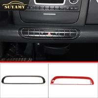 car center control door lock switch decorative frame trim stickers for mercedes smart 453 fortwo 2009 2015 accessories interior