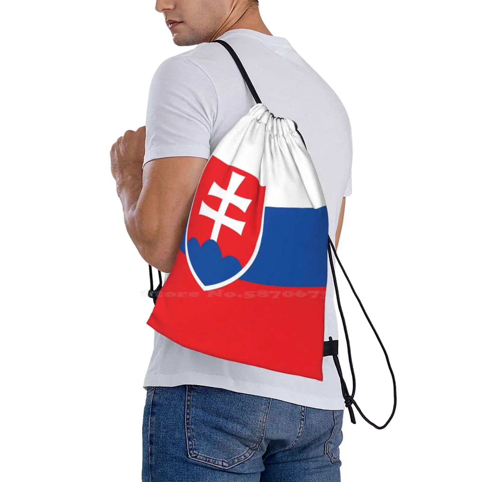 Словацкий флаг Словакии горячая распродажа школьный рюкзак модные сумки