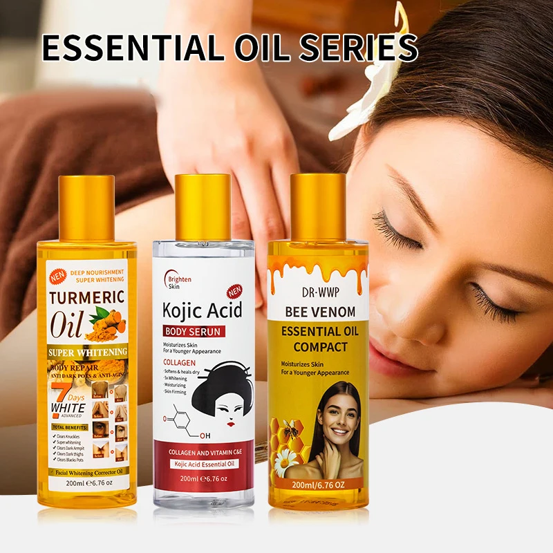 Фото Имбирное массажное масло, расслабляющая сыворотка для тела, глубоко увлажняет и питает кожу, подходит для всех типов кожи, эфирное масло с койевой кислотой для гуаша. №2