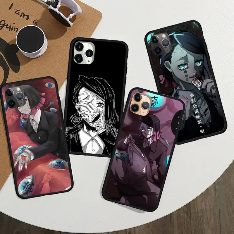 

Enmu Demon Slayer anime Phone Case For iphone 12 11 13 7 8 6 s plus x xs xr pro max mini shell