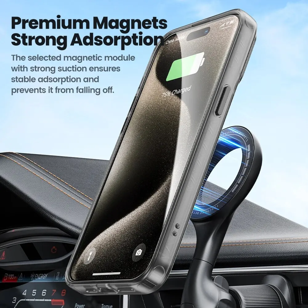 Toocki Матовый Магнитный для беспроводной зарядки Magsafe чехол iPhone 15 14 13 12 Plus Pro Max