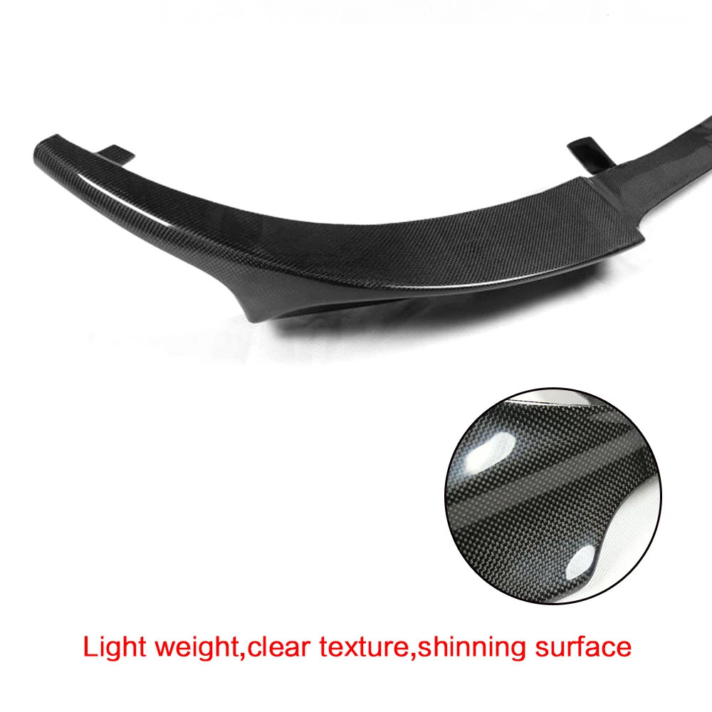 Carbon Fiber Car Front Bumber Lip Spoiler for BMW 5 Series F10 M Tech 2012-2016 Auto Chin Apron Body Kits