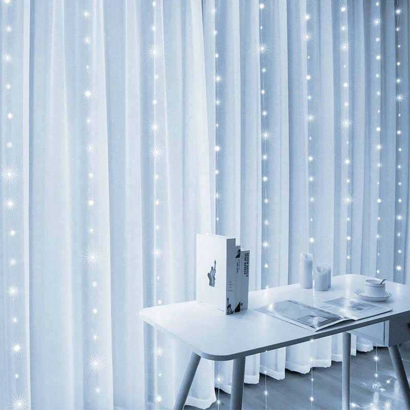 

USB Festoon String Light Fairy Garland Curtain Light Christmas Light Christmas Decor for Home Holiday Decorative New Year Lamp