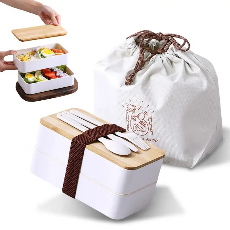 

Japanese Traditional Lunch Box 1200ml Lunch Containers With Adjustable Strap Safe And Portable Food Container For Student Travel