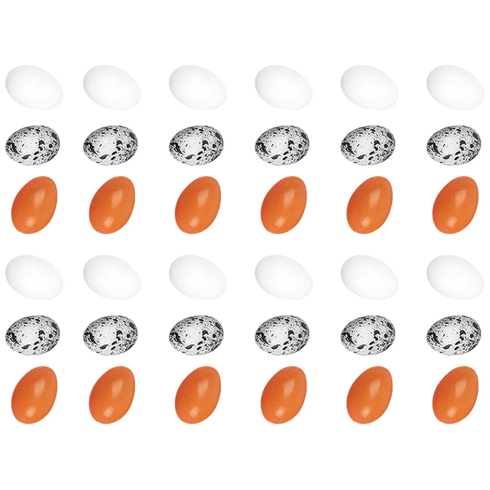 36 шт. DIY яйца конфетти имитация мини-игрушек миниатюрные модели микро пейзажная