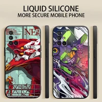 evangelion anime phone cases for samsung s20 s21 fe s20 ultra smartphone funda tpu luxury ultra coque back cover shell soft