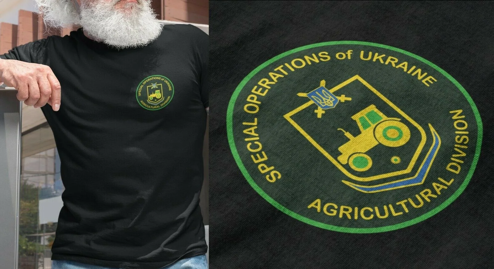 

Ukrainian Army Funny Ukraine Farmers Forces Badge T Shirt. Short Sleeve 100% Cotton Casual T-shirts Loose Top Size S-3XL