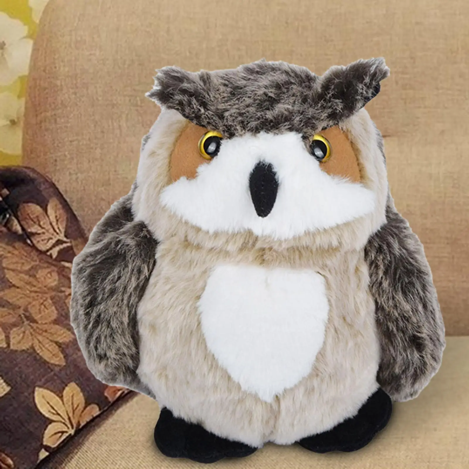 

Мягкие куклы-животные с имитацией совы для украшения дома, подарки на день рождения для мальчиков