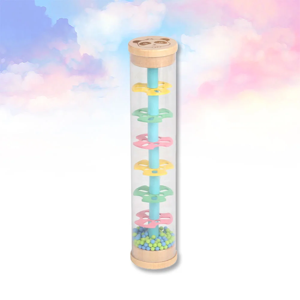 

Rain Shaker Stick Toy Rainmaker Toys Tube Musical Instrument Rattlemini Early Sensory Rainstick Kids Baby Auditory Hourglass