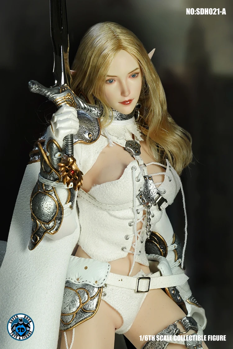 Масштаб 1/6 Сказочная фотография Супер утка SDH021 женская голова солдата играемая