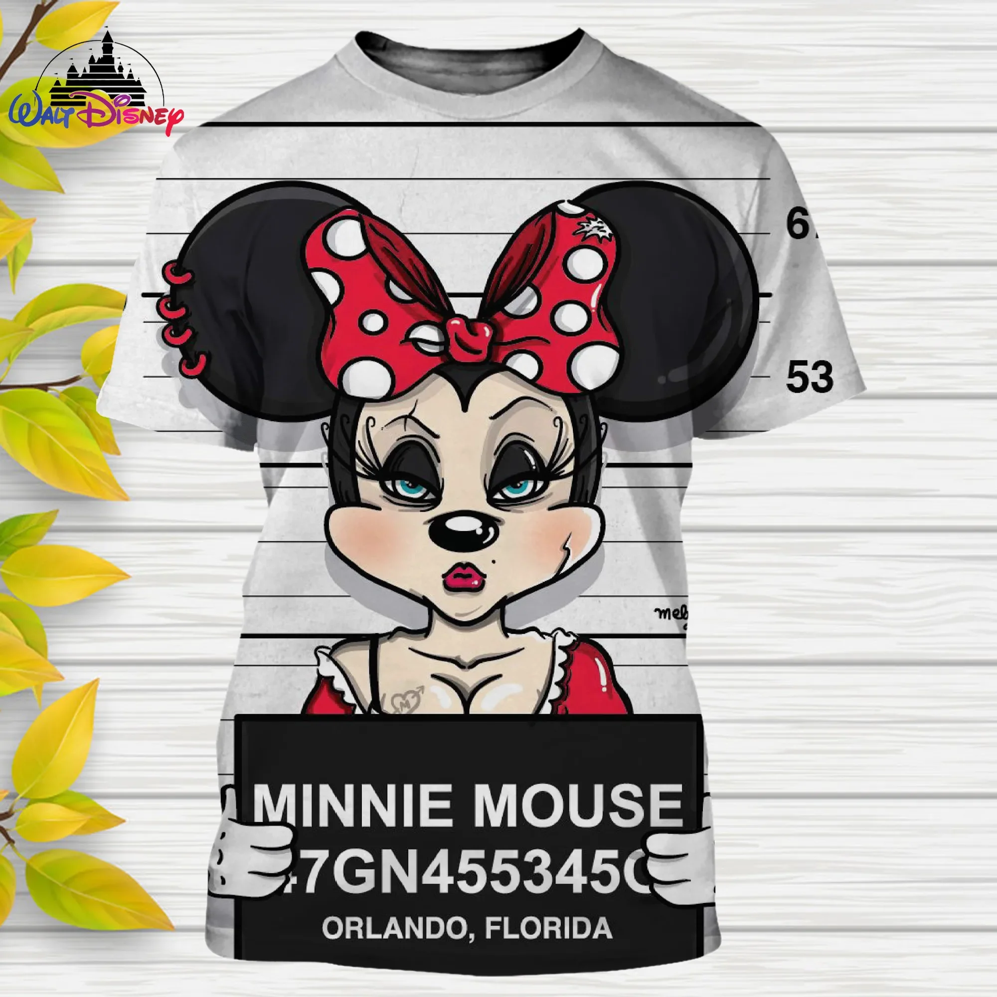 Disney Fun T-shirt Mickey Mouse Donald Duck Goofy Cartoon Men's and Women's T-shirts Casual Style 3D Printed Summer Top