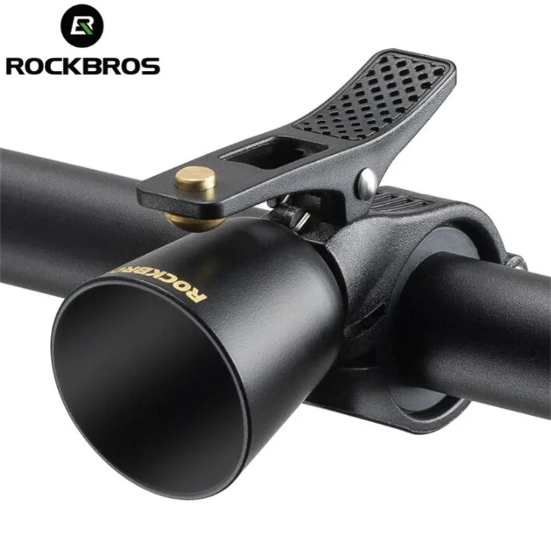 

High Decibel Clear Ring MTB Road Bike Retro Bell Bicycle Brass Bell Cover Nylon Stainless Steel ScrewBike Accessories ROCKBROS