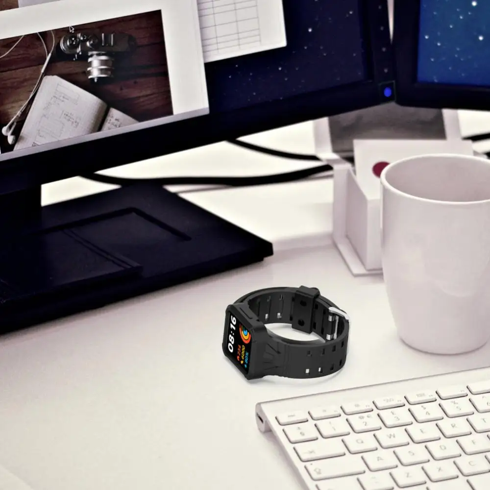 

Watch Band New Strap Silicone Soft For Xiaomi Mi Watch Lite Watchband Bracelet Wrist Band Case Watches Straps Watchbands