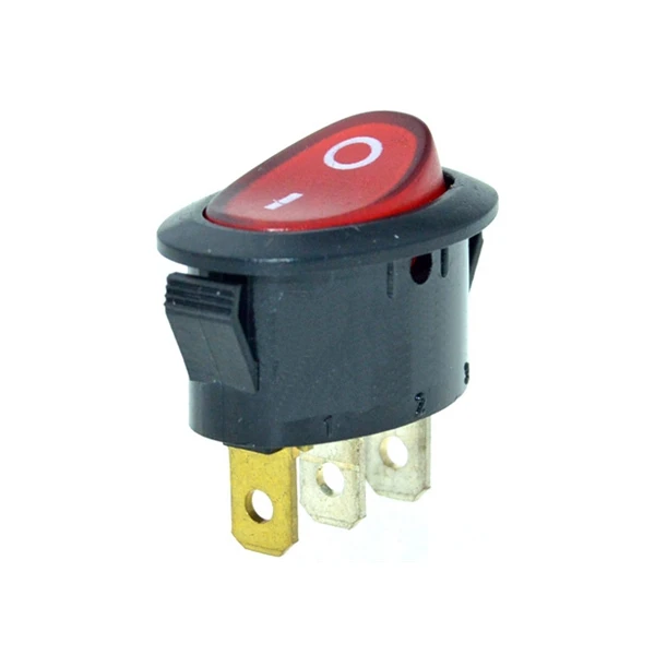 

WYWBEY Кулисный переключатель 2/3 позиций пластик красный черный 6А 250В